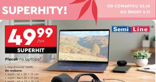 Superhit tygodnia – plecak na laptopa w cenie 49,99 zł /Biedronka /INTERIA.PL