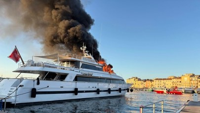 Superjacht w ogniu! "Sea Lady II" warta była fortunę