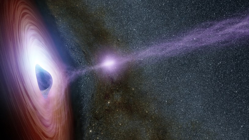 Supermasywna czarna dziura jest w centrum niemal każdej galaktyki /NASA