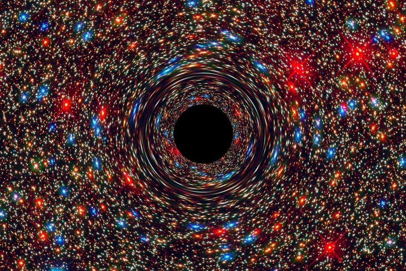 Supermasywne czarne dziury są zazwyczaj otoczone gwiazdami /materiały prasowe
