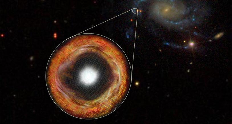 Supernowa SN 2013fs zaobserwowana 3 godziny po eksplozji /materiały prasowe