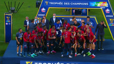 Superpuchar Francji. Lille znowu wygrało z PSG. Tak świętowali triumf! WIDEO (ELEVEN SPORTS)