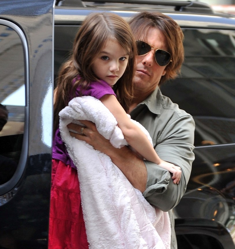 Suri Cruise i Tom Cruise /James Devaney /Getty Images