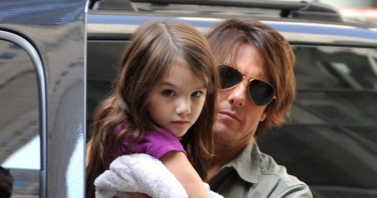 Suri Cruise i Tom Cruise /James Devaney /Getty Images