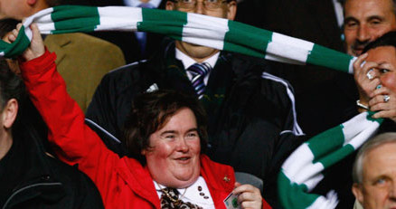 Susan Boyle: "Go Bhoys!" fot. Jeff J Mitchell /Getty Images/Flash Press Media