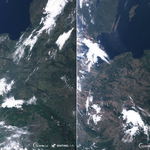 Susza w Polsce - jej rozmiar pokazują zdjęcia satelitarne