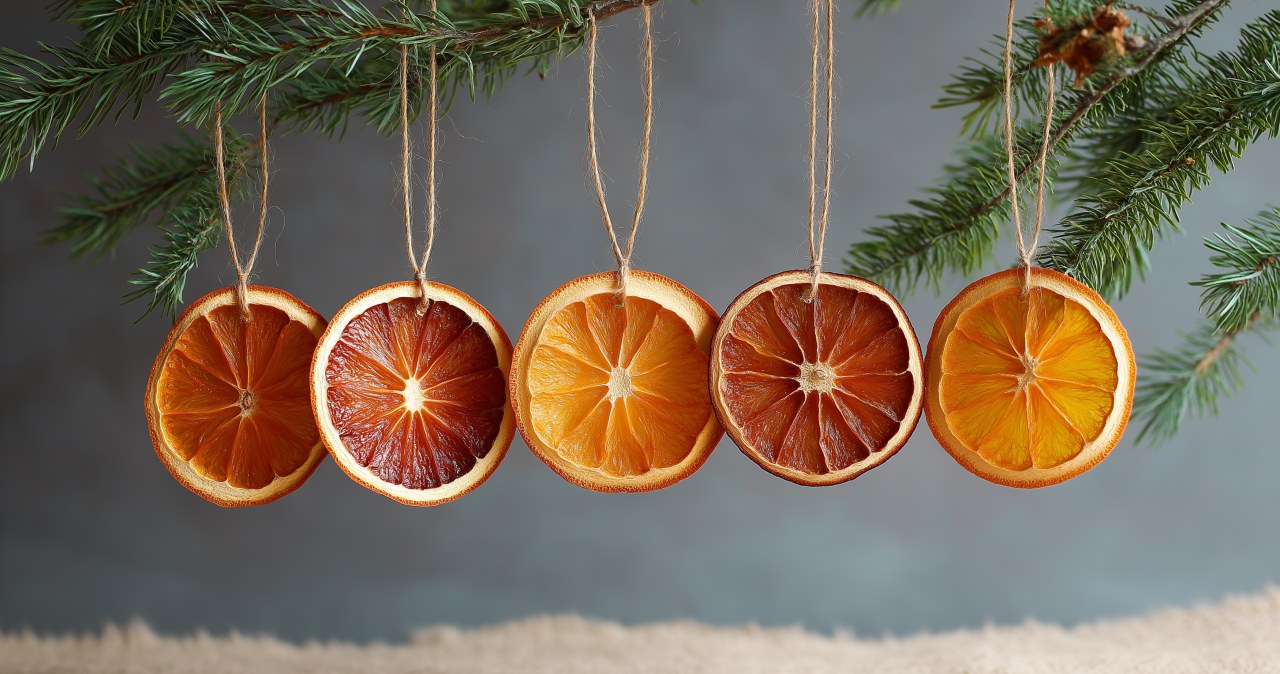 Suszone pomarańcze możesz powiesić na choince lub wykorzystać jako element innych dekoracji /Pixel