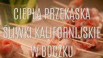 Suszone śliwki w boczku - szybka ciepła przekąska