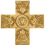 Św. Jan Paweł II: Moneta w kształcie krzyża