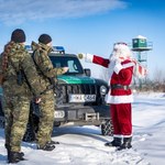 Św. Mikołaj jest już w Polsce. Niecodziennego gościa spotkali strażnicy graniczni