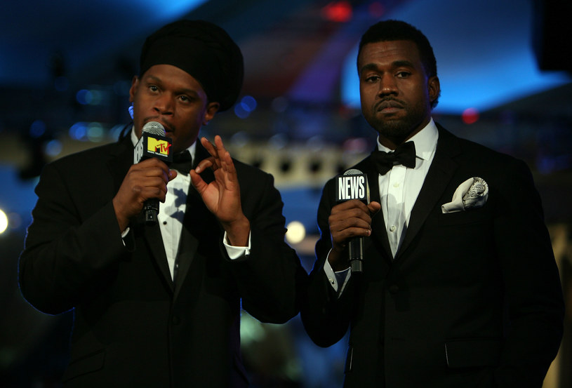 Sway i Kanye West /Abby Brack /Getty Images