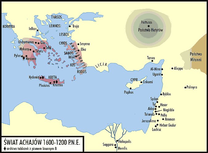 Świat Achajów 1600-1200 p.n.e. /Encyklopedia Internautica