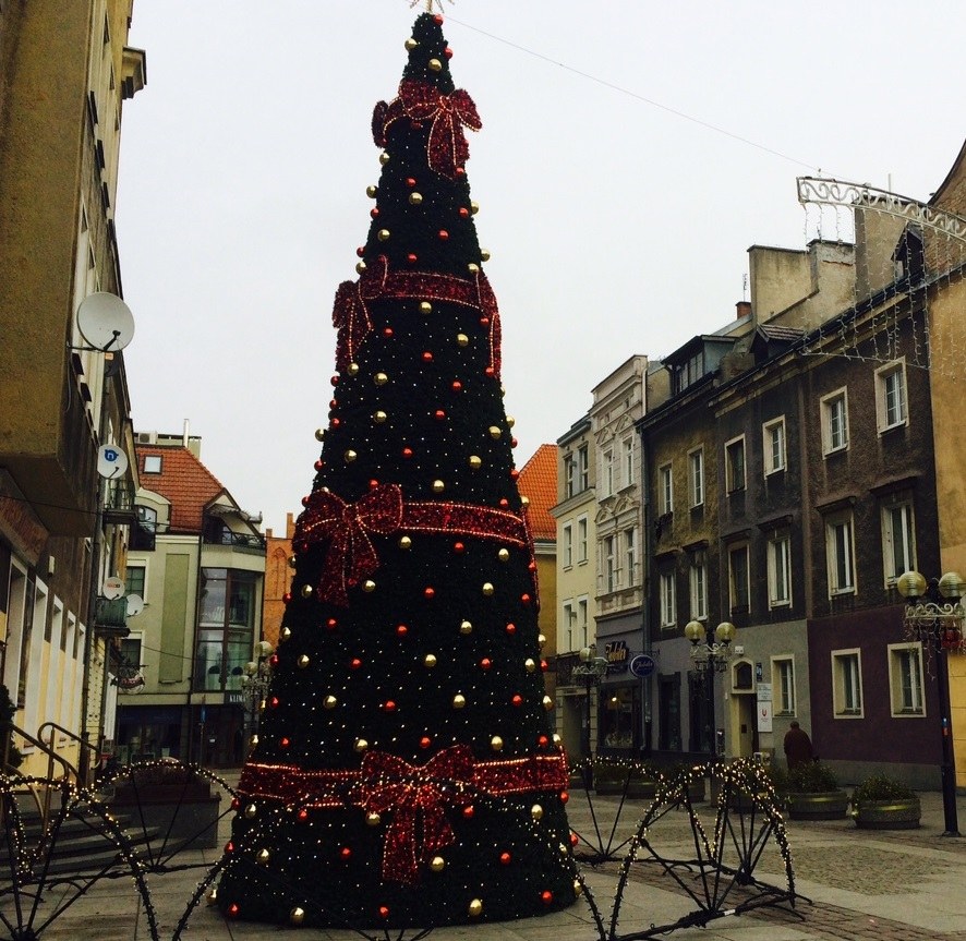 Świąteczna choinka w Olsztynie /Piotr Bułakowski /RMF FM