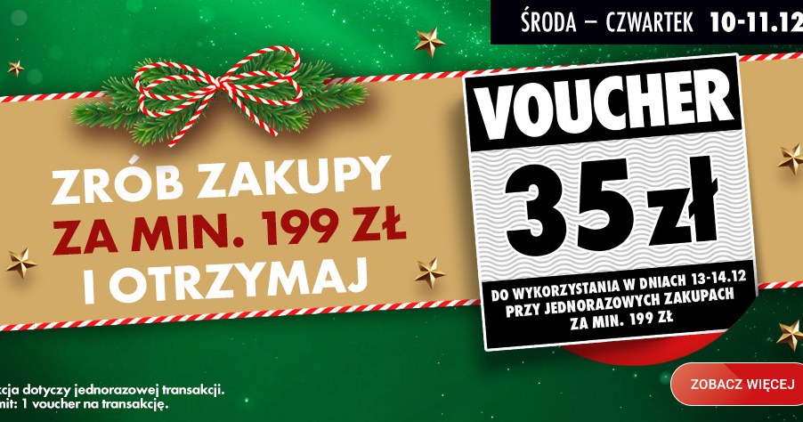 Świąteczna promocja w Biedronce: zrób zakupy i odbierz voucher 35 zł! /Biedronka /INTERIA.PL