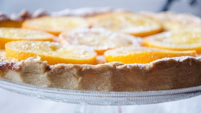 Świąteczna tarta z pomarańczami
