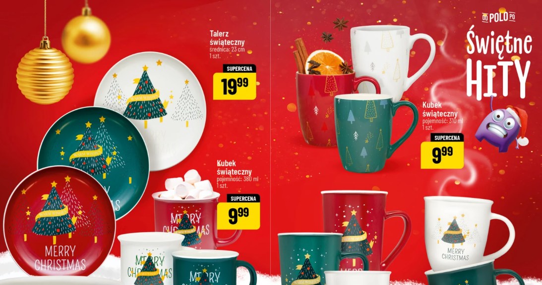 Świąteczna zastawa, która wprowadzi klimat /POLOmarket /INTERIA.PL