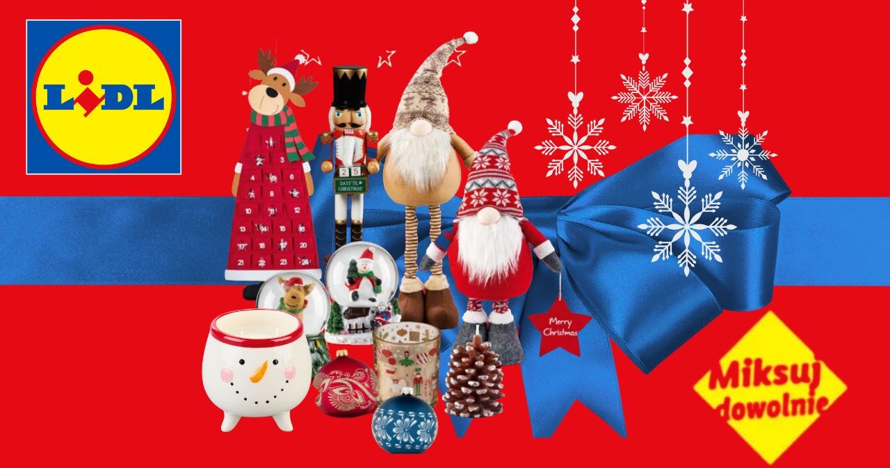 Świąteczne dodatki 50% taniej! Sprawdź, jak możesz tanio urządzić święta z Lidlem /Lidl /INTERIA.PL