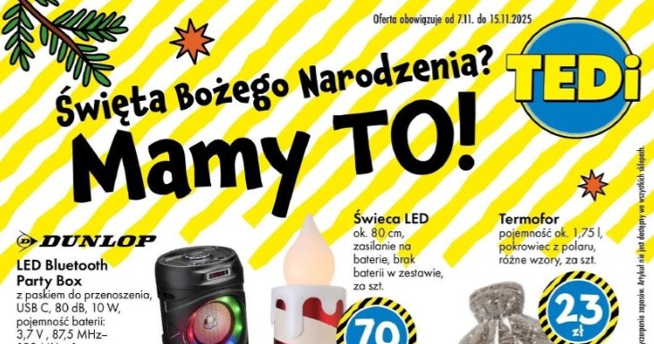 Świąteczne inspiracje z TEDi – praktyczne prezenty i dekoracje w świetnych cenach! /Tedi /INTERIA.PL