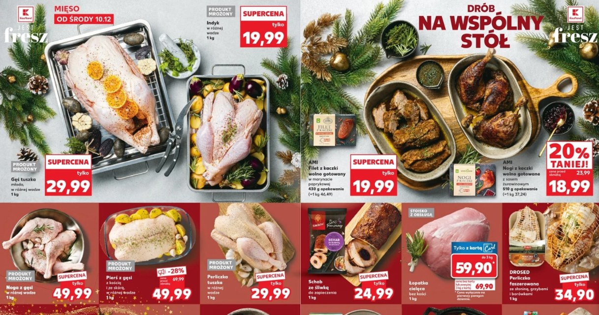 Świąteczne promocje na mięso w Kauflandzie /Kaufland /INTERIA.PL