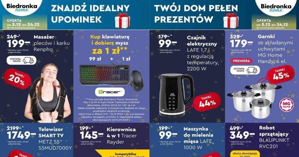 Świąteczne promocje w Biedronka Home! /Biedronka /INTERIA.PL