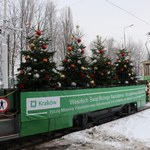 Świąteczne tramwaje kursują ulicami Krakowa