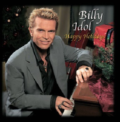 Świąteczny Billy Idol na okładce "Happy Holidays" /