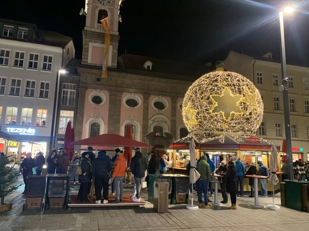 Świąteczny jarmark w Innsbrucku /Wojciech Marczyk /RMF FM