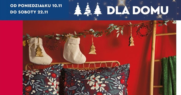 Świąteczny komplet pościeli z mikrofibry od home&you dostępny w Biedronce do 22.11 /Biedronka /INTERIA.PL
