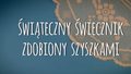 Świąteczny świecznik ze słoika