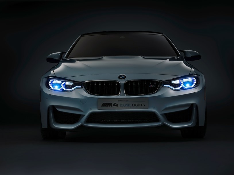 Światła BMW M4 Concept Iconic Lights /Informacja prasowa