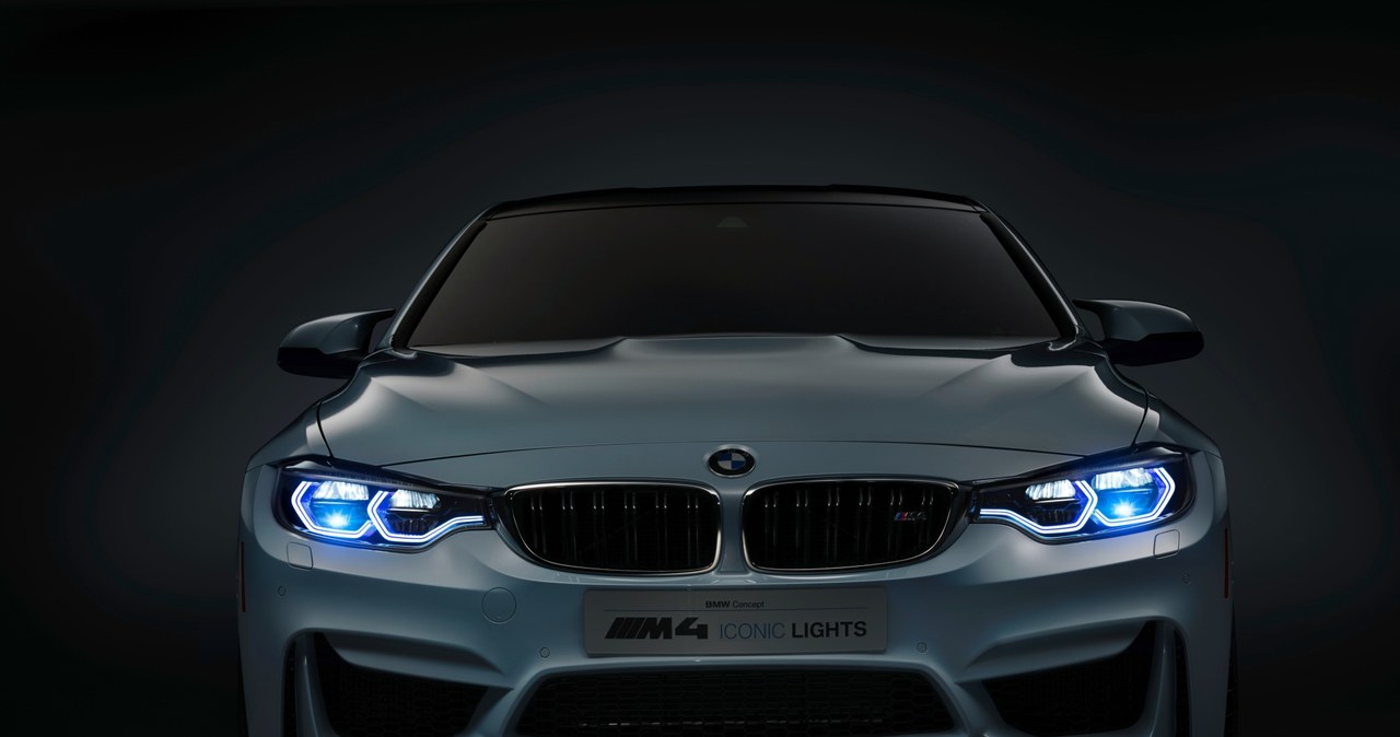 Światła BMW M4 Concept Iconic Lights /Informacja prasowa