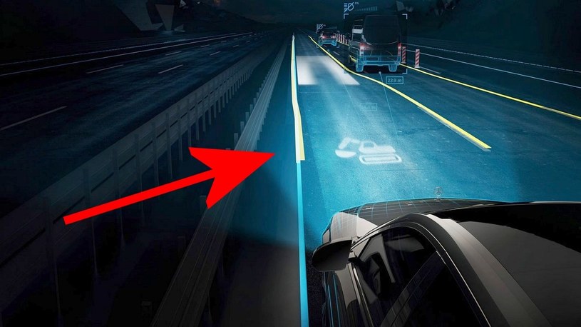 Światła nowego Mercedesa klasy S są jak projektory, które mogą wyświetlić film /Geekweek