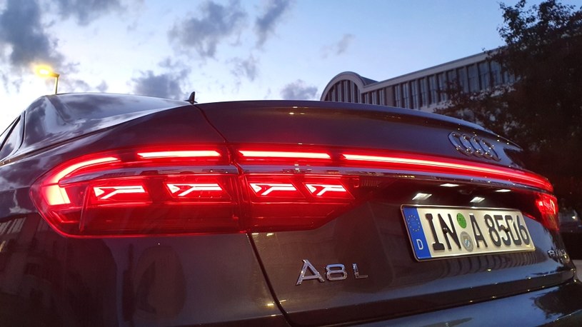 Światła OLED w nowym Audi A8 /Michał Domański /INTERIA.PL