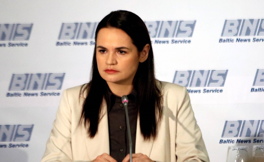 Swiatłana Cichanouska / 	STR   /PAP/EPA