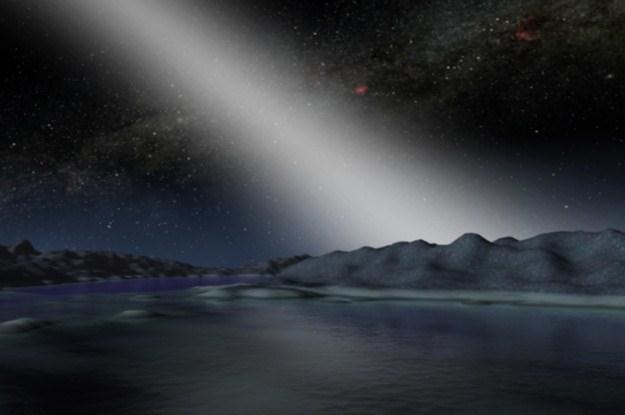 Światło zodiakalne utrudnia obserwacje astronomiczne (Fot. NASA) /materiały prasowe