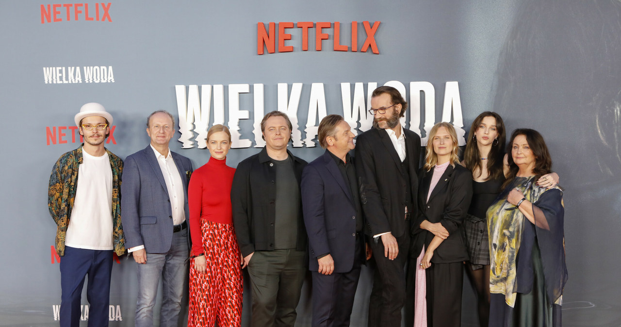 Światowa premiera serialu Netflix "Wielka woda" we Wrocławiu /Piotr Zajac/REPORTER /East News