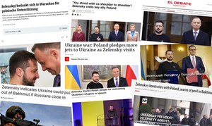 Światowe media o wizycie Zełenskiego. "Dla Polski zrobił wyjątek"