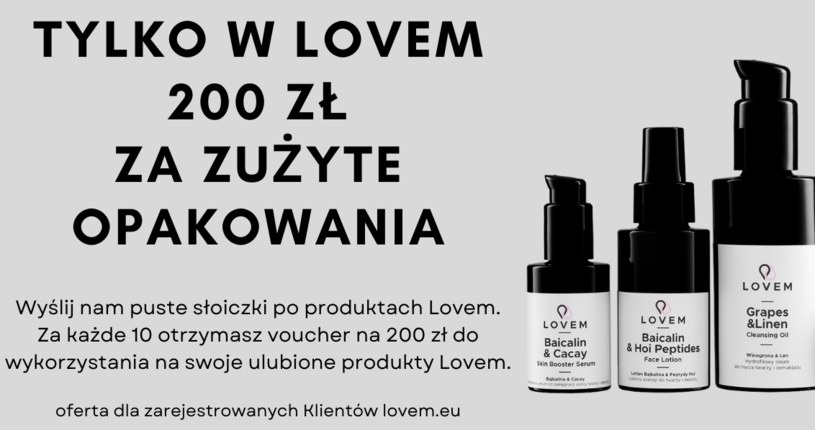 Światowy Dzień Ziemi Codziennie #jestem_eko z Lovem /INTERIA/materiały prasowe