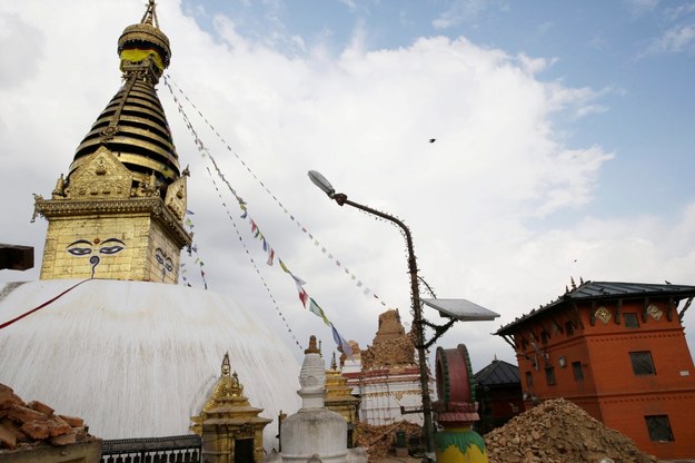 Świątynia Syambhunaath Stupa /Narendra Shrestha /PAP/EPA
