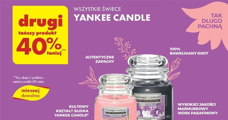 Świece Yanke Candle 40% taniej w Biedronce! /Biedronka /INTERIA.PL