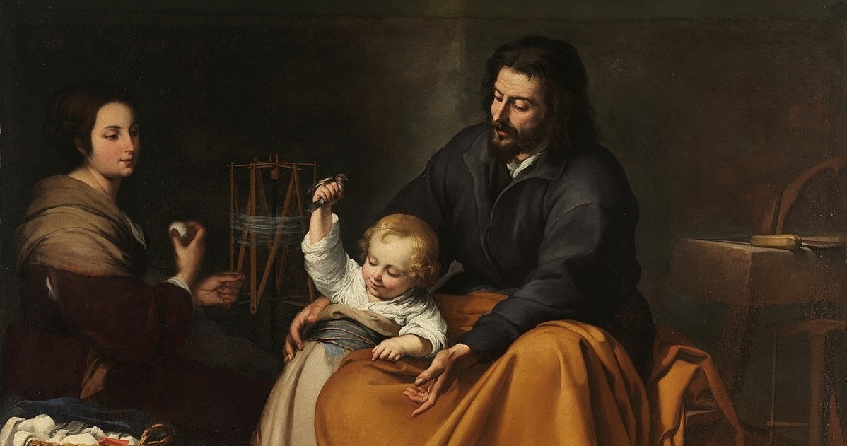 "Święta rodzina z ptaszkiem" /Bartolomé Esteban Murillo