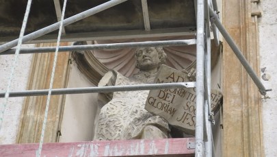 "Świętemu" z krakowskiego kościoła odpadła ręka