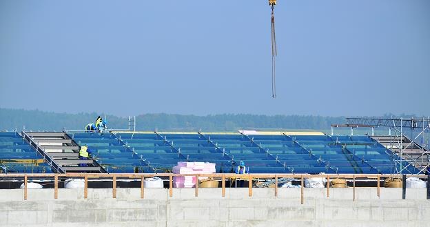 Świetlik na dachu nowego terminalu. Fot. Kraków Airport /