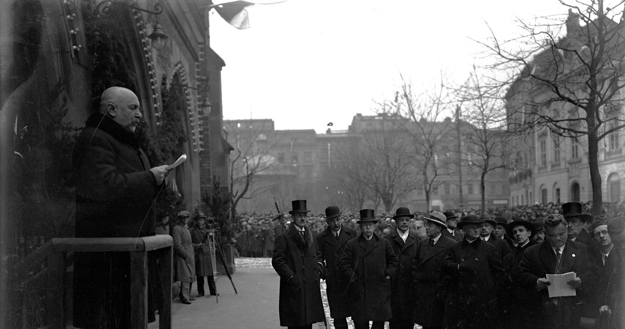 Święto Niepodległości, Kraków, 1928 r. /NAC Online /Z archiwum Narodowego Archiwum Cyfrowego