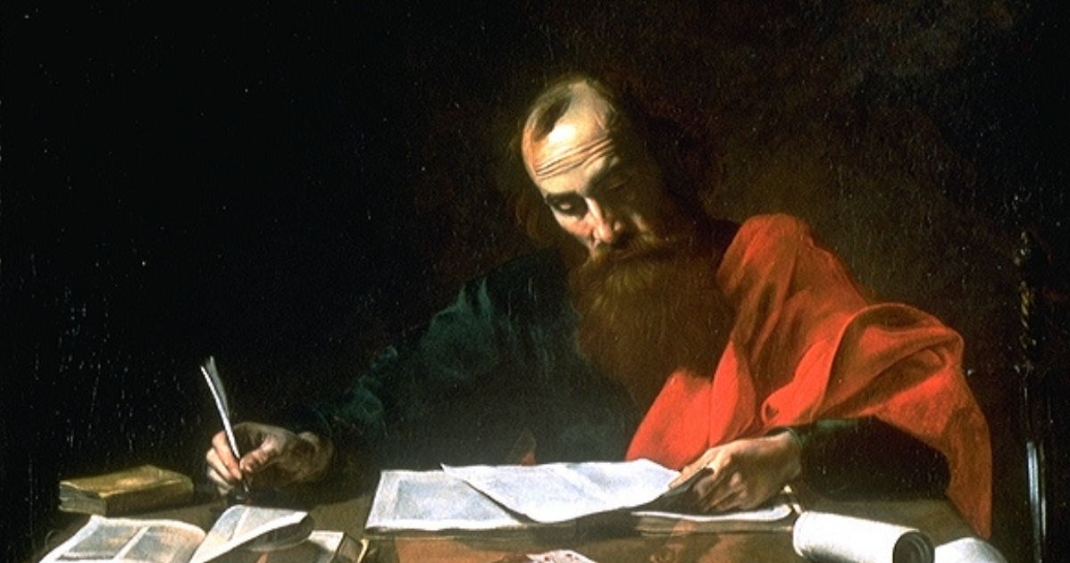 Święty Paweł /Valentin de Boulogne  /domena publiczna