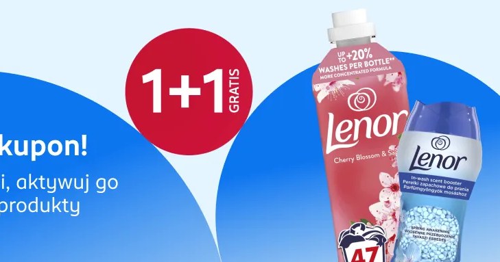 Świeża promocja w Rossmannie: Lenor w aplikacji 1+1 gratis /Rossmann /INTERIA.PL