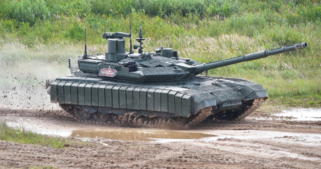 Świeżo wyprodukowane czołgi T-90M Proryw nie trafią na Ukrainę /Ministerstwo Obrony Rosji /Wikimedia