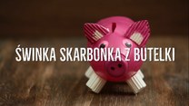 Świnka skarbonka z plastikowej butelki