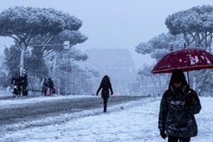 Syberyjski front zimna przyniósł do Rzymu… śnieg 