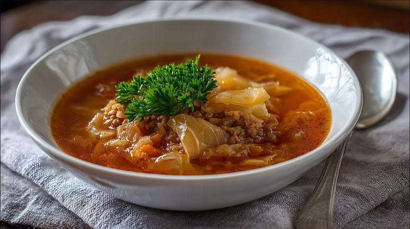 Sycąca zupa dla miłośników gołąbków. Lepiej od razu zrób większą porcję